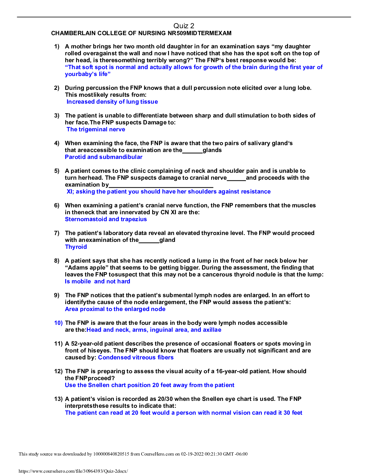 Preview image of NR599MIDTERM EXAM document
